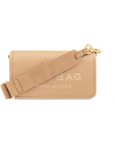 Marc Jacobs 'the Mini Bag' Leather Shoulder Bag, - Natural