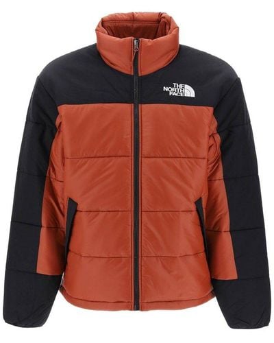 The North Face 'himalayan' Light Puffer Jacket - Orange