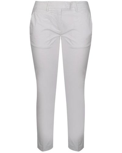 Dondup The Perfect High Waist Trousers - Grey