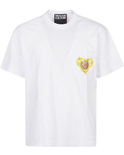 Versace Heart Couture Crewneck T-shirt - White