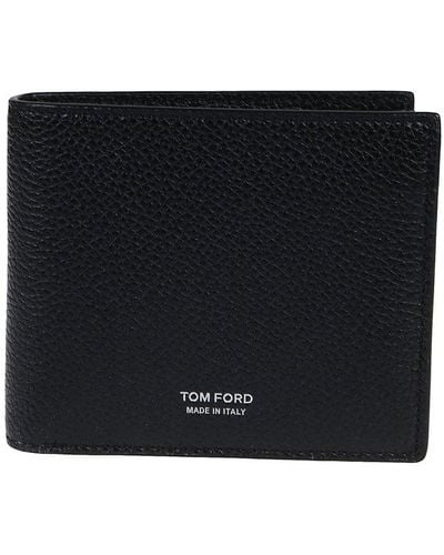 Tom Ford Full-grain Leather Billfold Wallet - Black