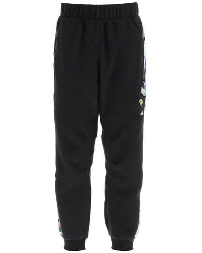 The North Face X Alfie Kungu Logo Printed Track Trousers - Black