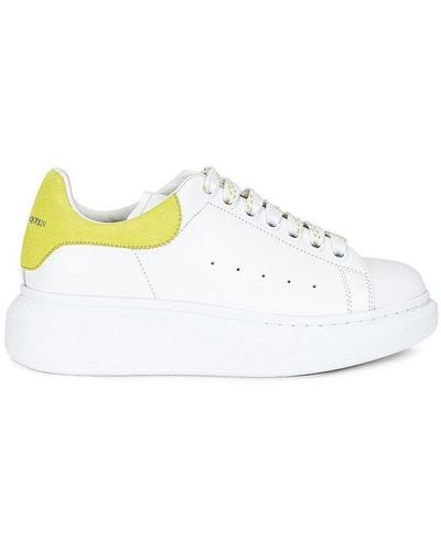 Alexander McQueen Oversized Lace-up Sneakers - White