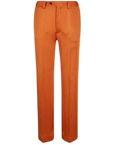 Marni Belted Buttoned Trousers - Orange