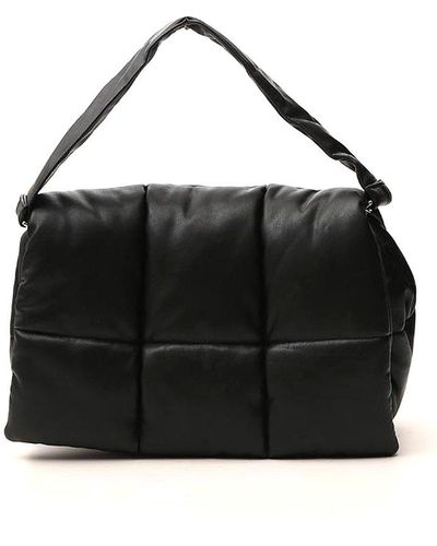 Stand Studio Wanda Faux Leather Lush Clutch Bag - Black
