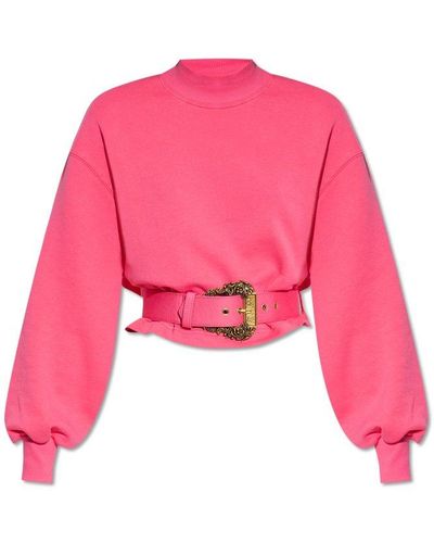 Versace Jeans Couture Oversize Sweatshirt - Pink