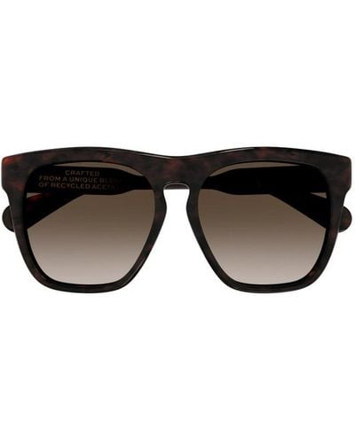 Chloé Square Frame Sunglasses - Black