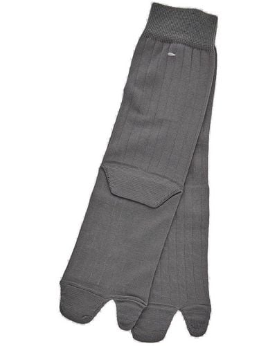 Maison Margiela Cotton Socks - Gray