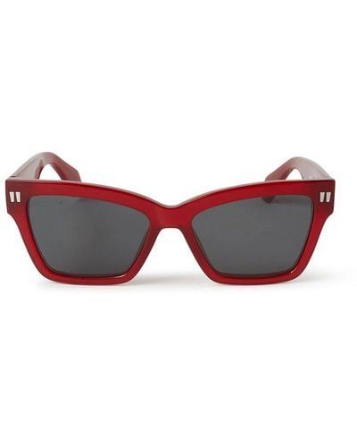 Off-White c/o Virgil Abloh Cat-eye Sunglasses - Red