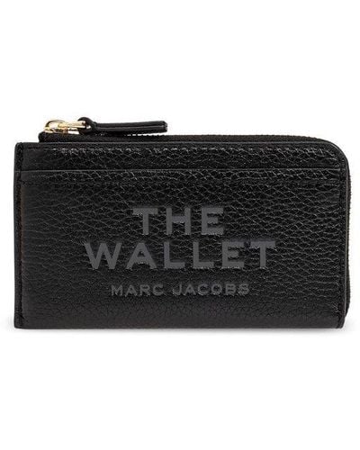 Marc Jacobs Leather Wallet, - Black