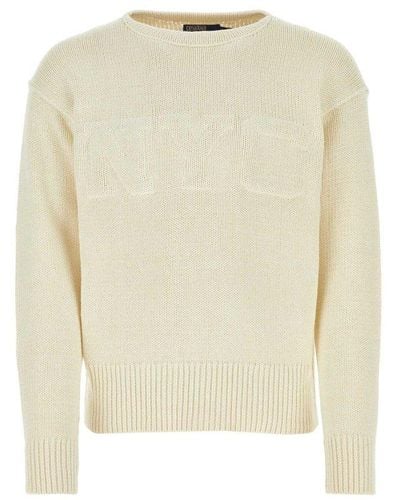 Polo Ralph Lauren Long-sleeved Knitted Pullover - Natural