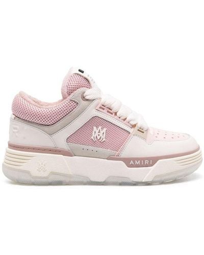 Amiri Ma-1 Panelled Chunky Lace-up Trainers - Pink
