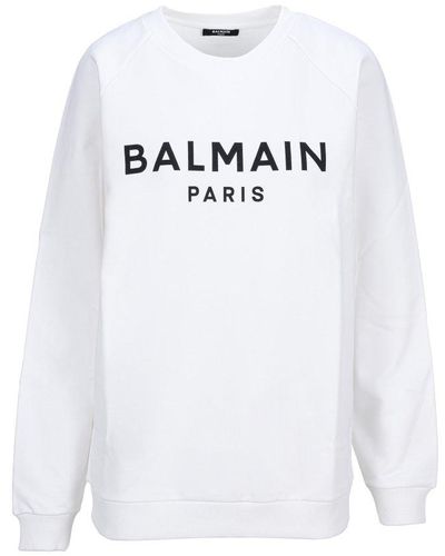 Balmain " Paris" Sweatshirt - White