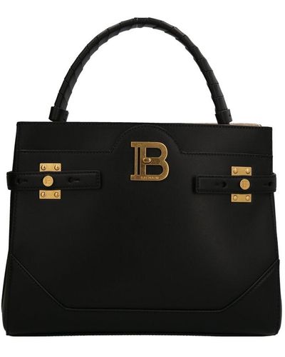 Balmain B-buzz Top Handle Bag - Black