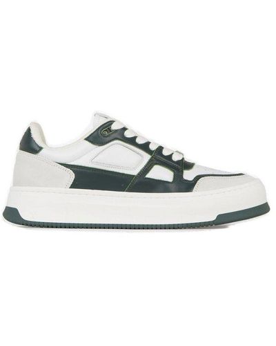 Ami Paris Sneakers Leather Logo - White