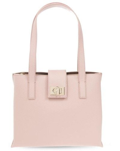 Furla ‘1927 Medium’ Shopper Bag - Pink
