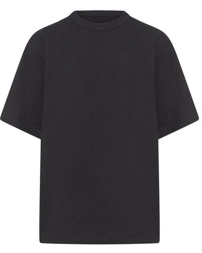 Y-3 Logo Patch Oversize Crewneck T-shirt - Black