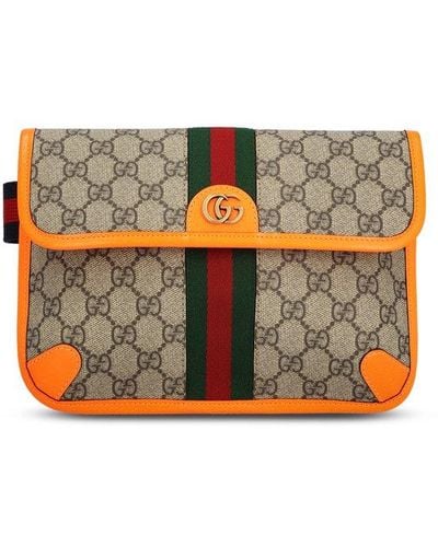 Gucci Ophida GG Small Belt Bag - Orange