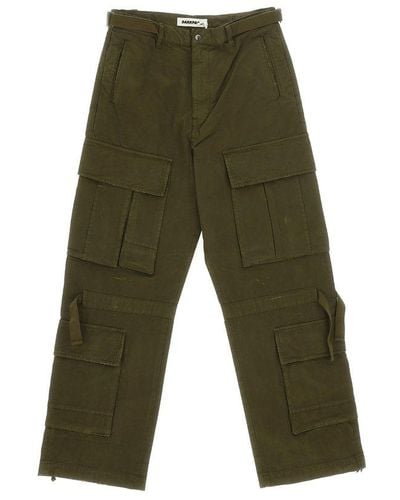 DARKPARK Straight-leg Mid-rise Cargo Pants - Green