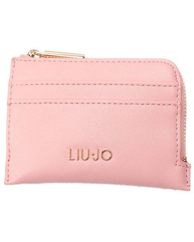 Liu Jo Logo-plaque Zipped Wallet - Pink