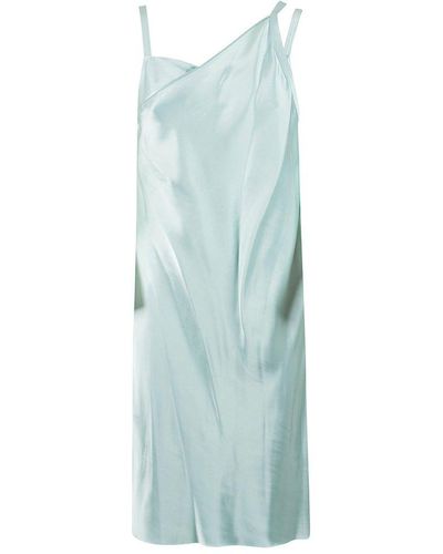 Helmut Lang Double Strap Midi Dress - Blue