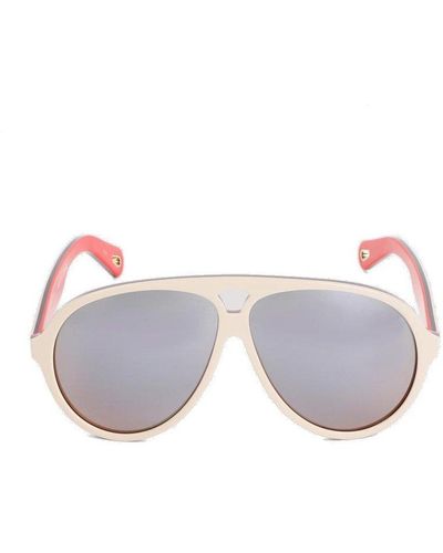 Chloé Aviator Frame Sunglasses - Natural