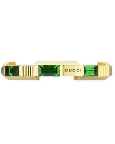 Gucci Link To Love 18ct Yellow-gold And 0.9ct Tourmaline Ring - Metallic