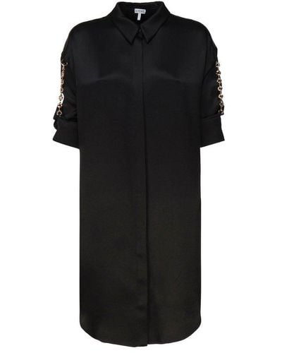 Loewe Shirt Dress - Black