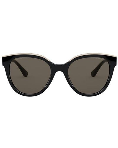 Chanel Round Frame Sunglasses - Grey