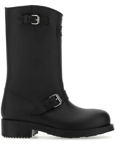DSquared² Round-toe Slip-on Boots - Black