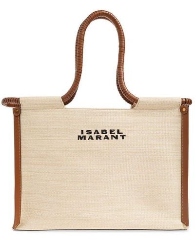 Isabel Marant 'toledo' Shopper Bag, - Natural