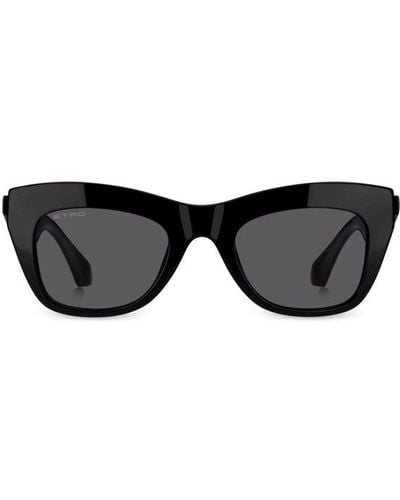 Etro Cat-eye Frame Sunglasses - Black
