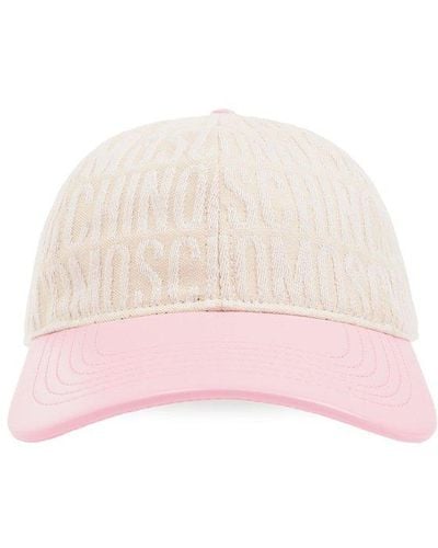 Moschino Baseball Cap, - Pink