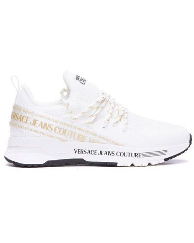 Versace Dynamic Lace-up Trainers - White
