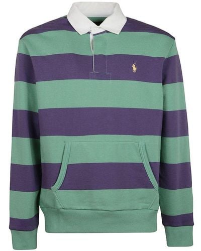 Ralph Lauren Striped Long-sleeved Sweatshirt - Multicolour