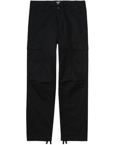 Carhartt Regular Ripstop Straight-leg Cargo Trousers - Black