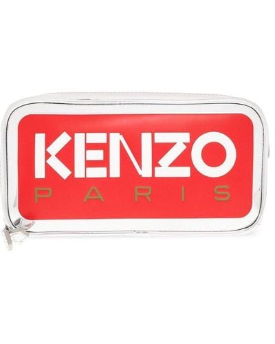 KENZO Shoulder Bag With Logo - Red