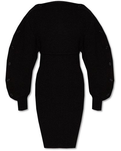 Bottega Veneta Wool Dress - Black