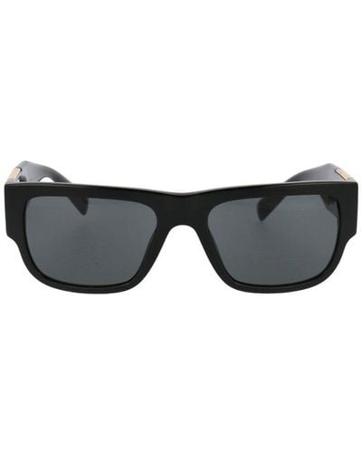 Versace Medusa Embellished Sunglasses - Black