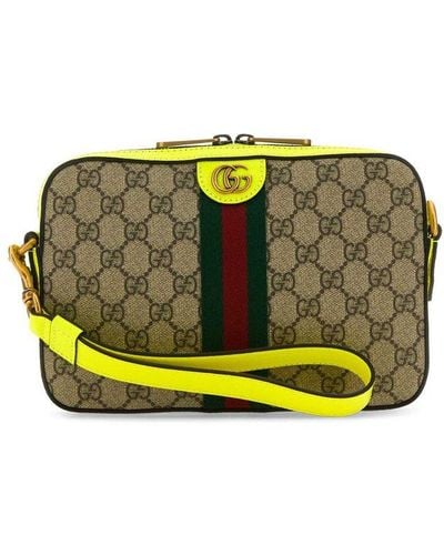 Gucci Ophidia GG Small Crossobody Bag - Yellow