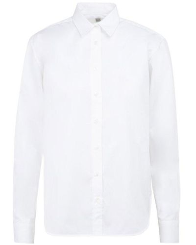 Totême Signature Cotton Shirt - White