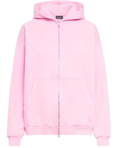 Balenciaga Hoodies Sweatshirt - Pink