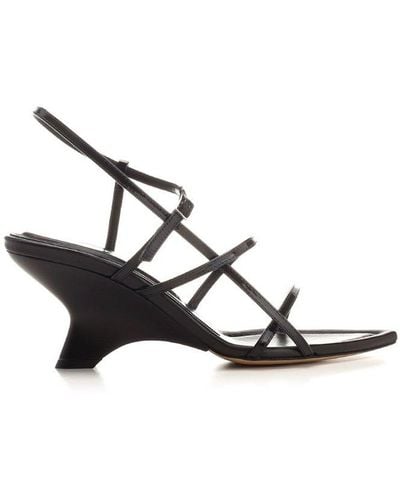 Gia Borghini Strap Detailed Sandals - White