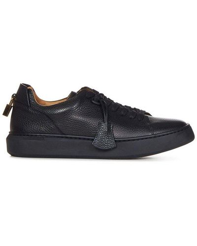 Buscemi Padlock Detailed Lace-up Sneakers - Black