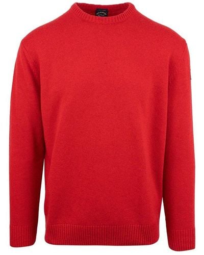 Paul & Shark Crewneck Sweater - Red