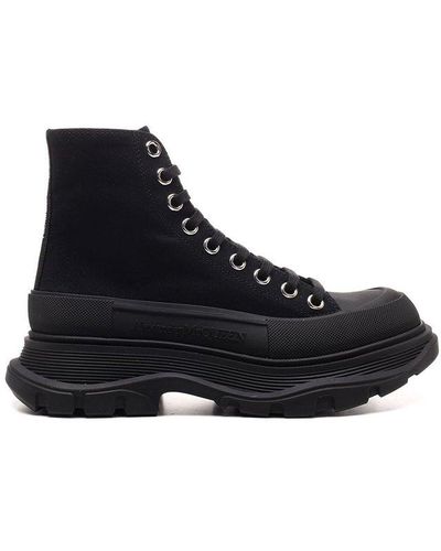 Alexander McQueen Tread Slick Boots - Black