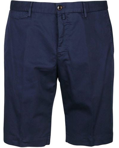 PT Torino Straight Leg Bermuda Shorts - Blue