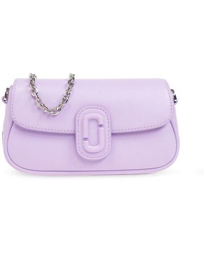Marc Jacobs Shoulder Bag With Logo, - Purple
