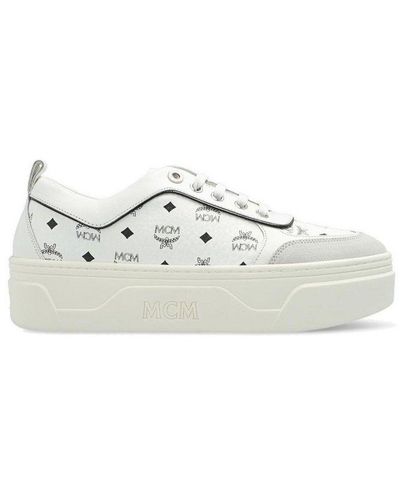 See by Monogram Denim Sneakers with Maxi Laces