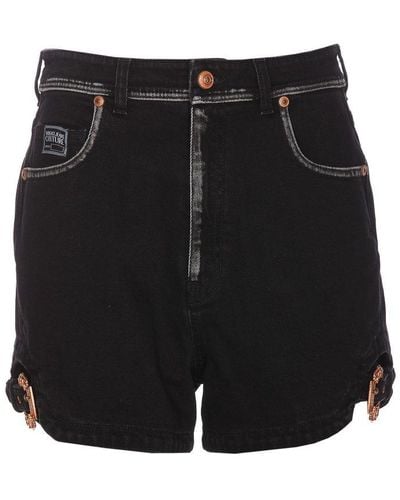 Versace Buckle-detailed Shorts - Black